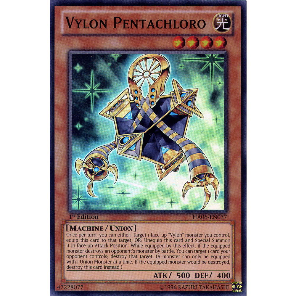 Vylon Pentacro HA06-EN037 Yu-Gi-Oh! Card from the Hidden Arsenal 6: Omega Xyz Set