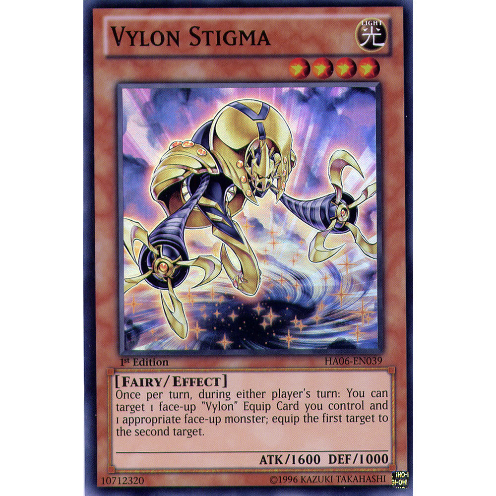Vylon Stigma HA06-EN039 Yu-Gi-Oh! Card from the Hidden Arsenal 6: Omega Xyz Set