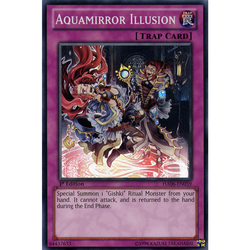 Aquamirror Illusion HA06-EN059 Yu-Gi-Oh! Card from the Hidden Arsenal 6: Omega Xyz Set