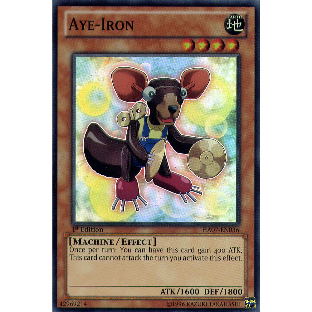 Aye-Iron HA07-EN036 Yu-Gi-Oh! Card from the Hidden Arsenal 7: Knight of Stars Set