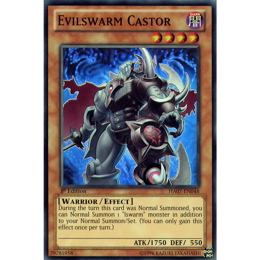 Evilswarm Castor HA07-EN048 Yu-Gi-Oh! Card from the Hidden Arsenal 7: Knight of Stars Set