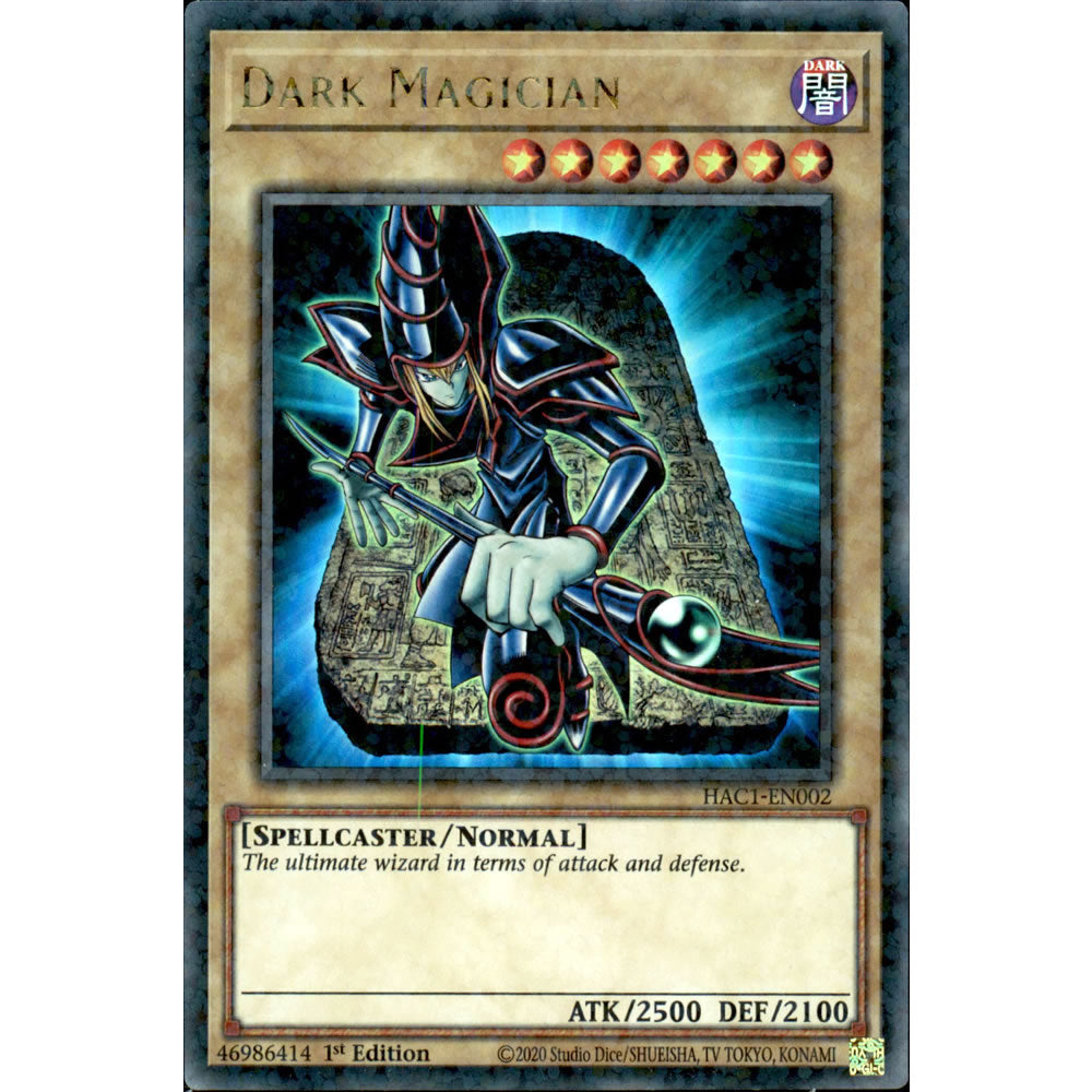 Dark Magician HAC1-EN002 Yu-Gi-Oh! Card from the Hidden Arsenal: Chapter 1 Set