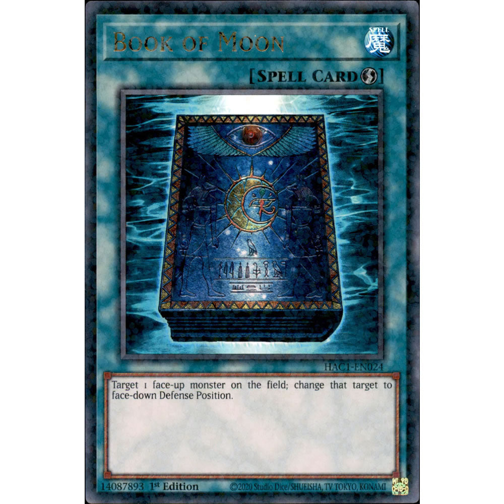 Book of Moon HAC1-EN024 Yu-Gi-Oh! Card from the Hidden Arsenal: Chapter 1 Set