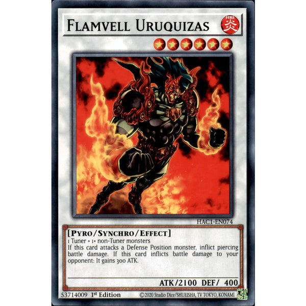 Flamvell Uruquizas HAC1-EN074 Yu-Gi-Oh! Card