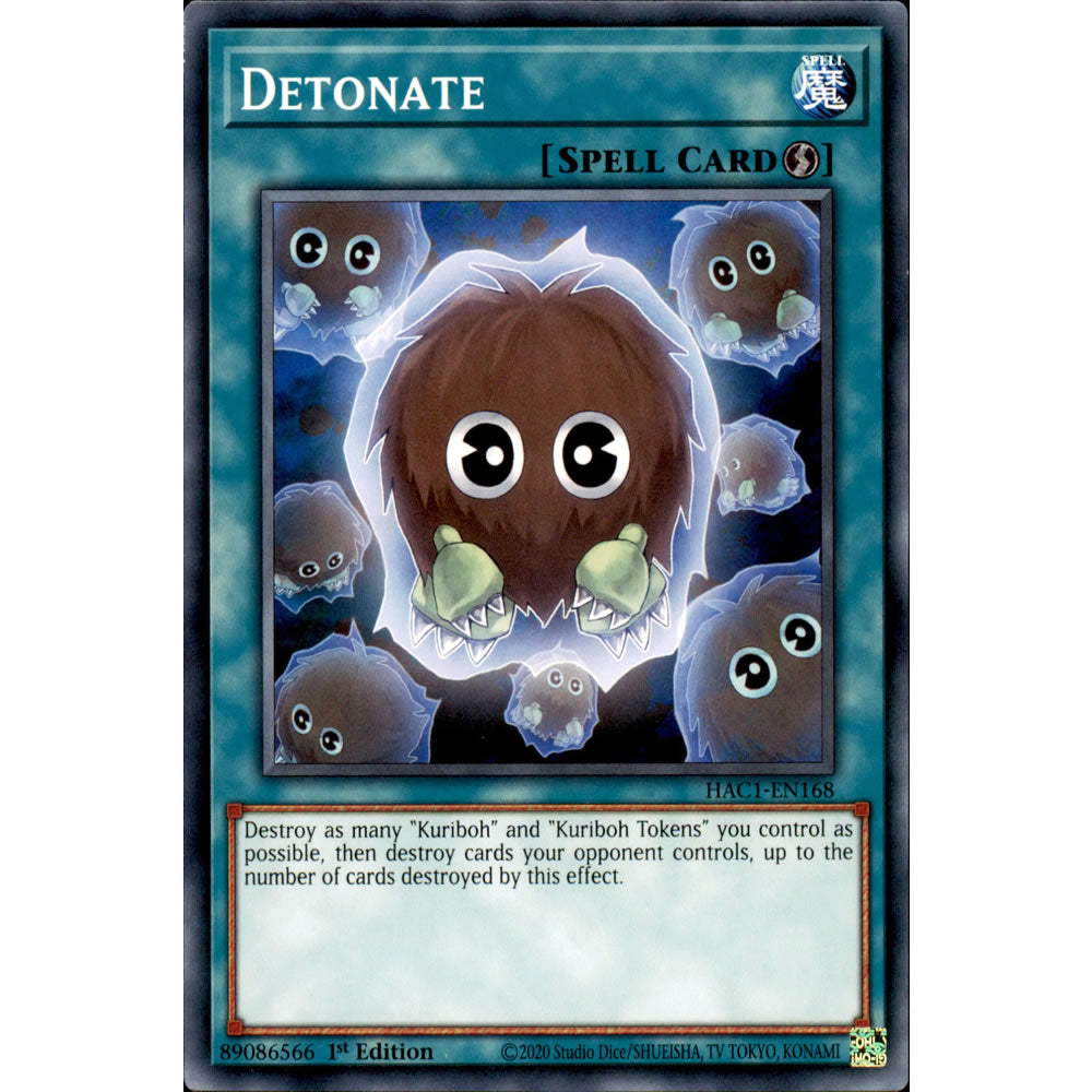 Detonate HAC1-EN168 Yu-Gi-Oh! Card from the Hidden Arsenal: Chapter 1 Set