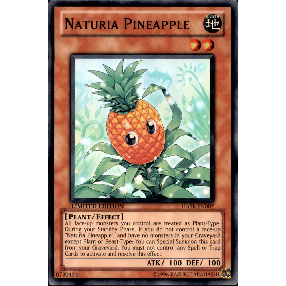 Naturia Pineapple HASE-EN002 Yu-Gi-Oh! Card from the Hidden Arsenal: Special Edition Set