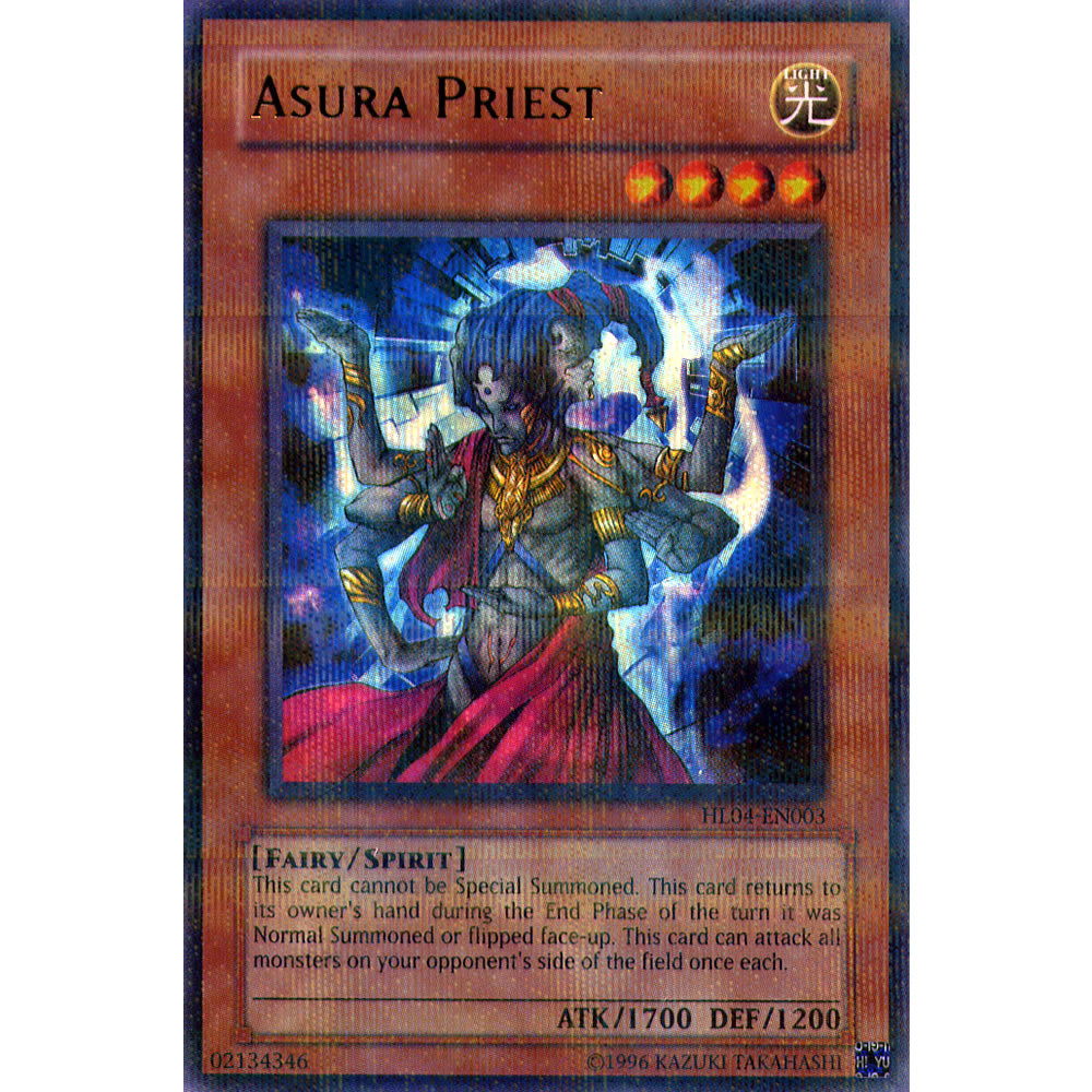 Asura Priest HL04-EN003 Yu-Gi-Oh! Card from the Hobby League Set