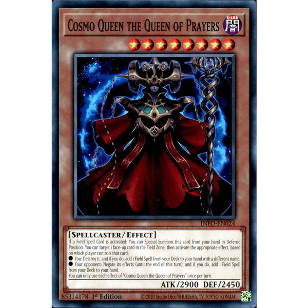 Cosmo Queen the Queen of Prayers INFO-EN024 Yu-Gi-Oh! Card