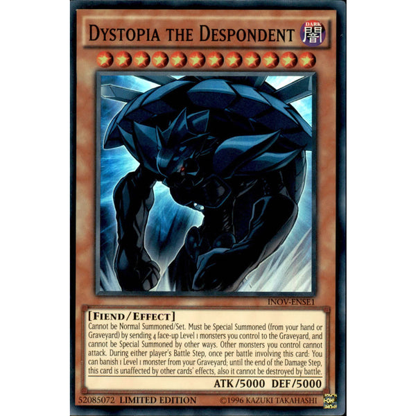 Dystopia the Despondent INOV-ENSE1 Yu-Gi-Oh! Card Dystopia the Despondent INOV-ENSE1 Yu-Gi-Oh! Card