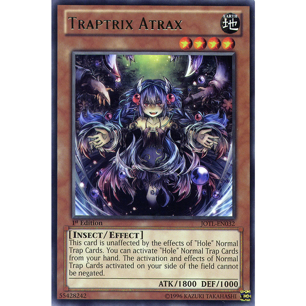 Traptrix Atrax JOTL-EN032 Yu-Gi-Oh! Card from the Judgment of the Light Set