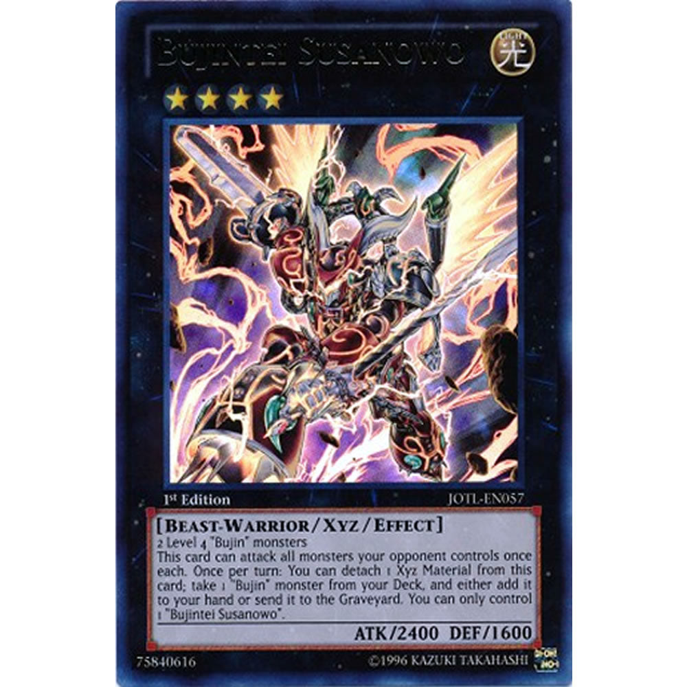 Bujintei Susanowo JOTL-EN057 Yu-Gi-Oh! Card from the Judgment of the Light Set