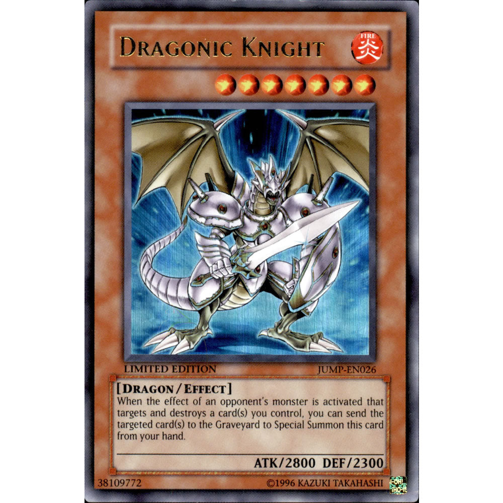 Dragonic Knight JUMP-EN026 Yu-Gi-Oh! Card from the Shonen Jump Set
