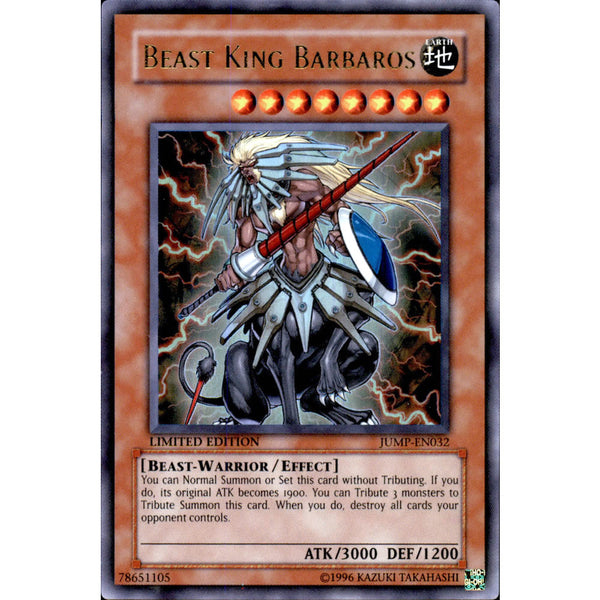 yugioh beast king barbaros deck 2009 Yu-Gi-Oh! Jump Vol 7 Issue 6 #JUMP-EN032 CGC AUTH on Fanatics Collect All cards will be carefully packed for safe transit Beast King Barbaros JUMP-EN032 Yu-Gi-Oh!