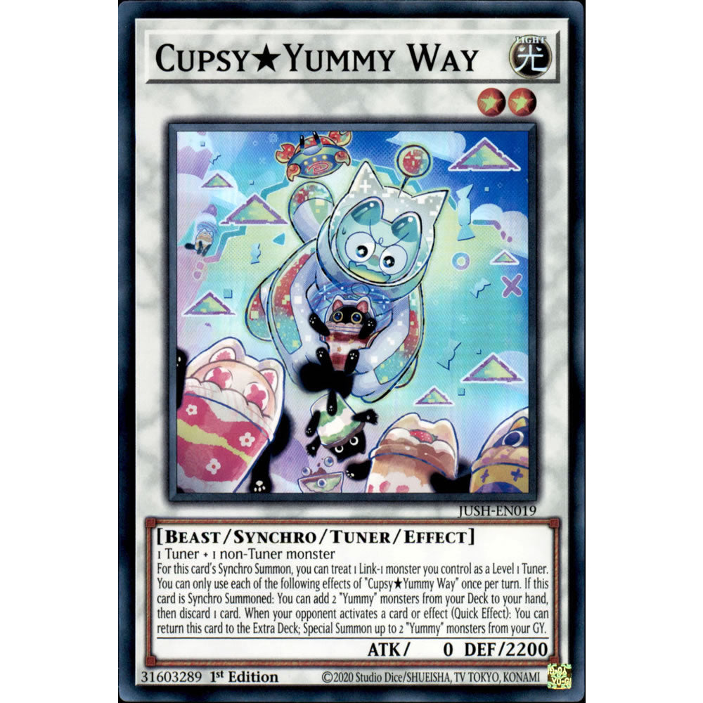 Cupsy?Yummy Way JUSH-EN019 Yu-Gi-Oh! Card - Deckboosters Cupsy?Yummy Way JUSH-EN019 Yu-Gi-Oh! Card - Deckboosters