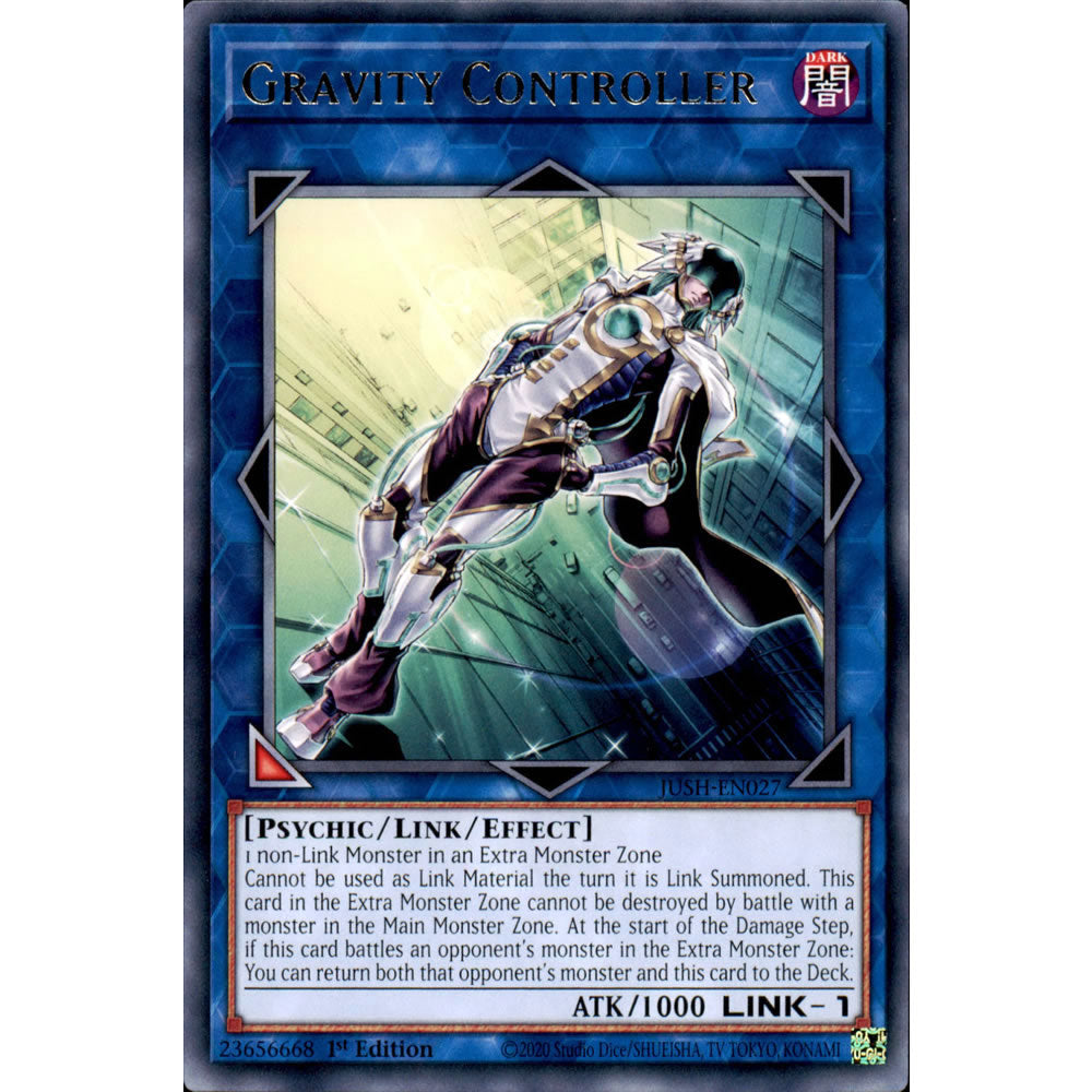 Gravity Controller JUSH-EN027 Yu-Gi-Oh! Card from the Justice Hunters Set