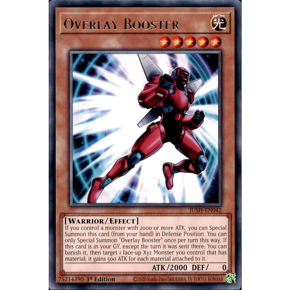 Overlay Booster JUSH-EN042 Yu-Gi-Oh! Card from the Justice Hunters Set