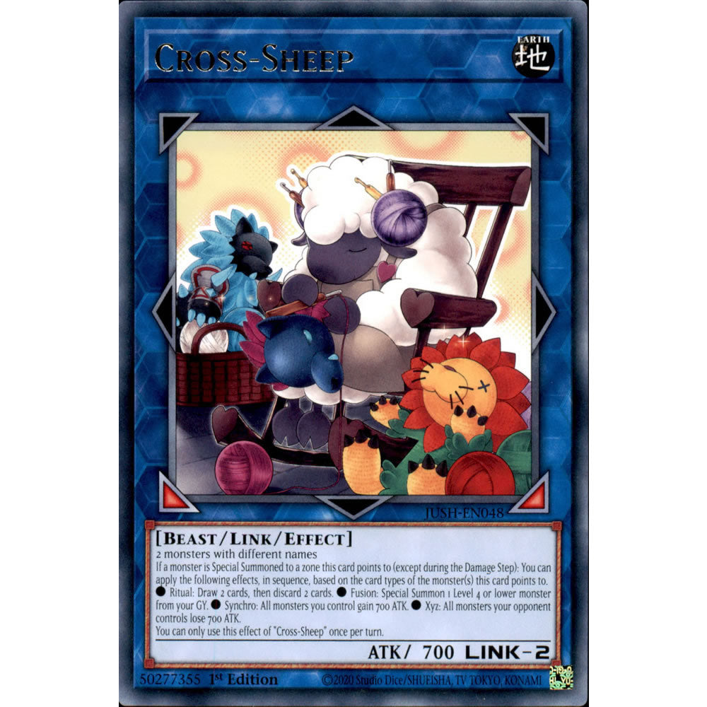 Cross-Sheep JUSH-EN048 Yu-Gi-Oh! Card from the Justice Hunters Set