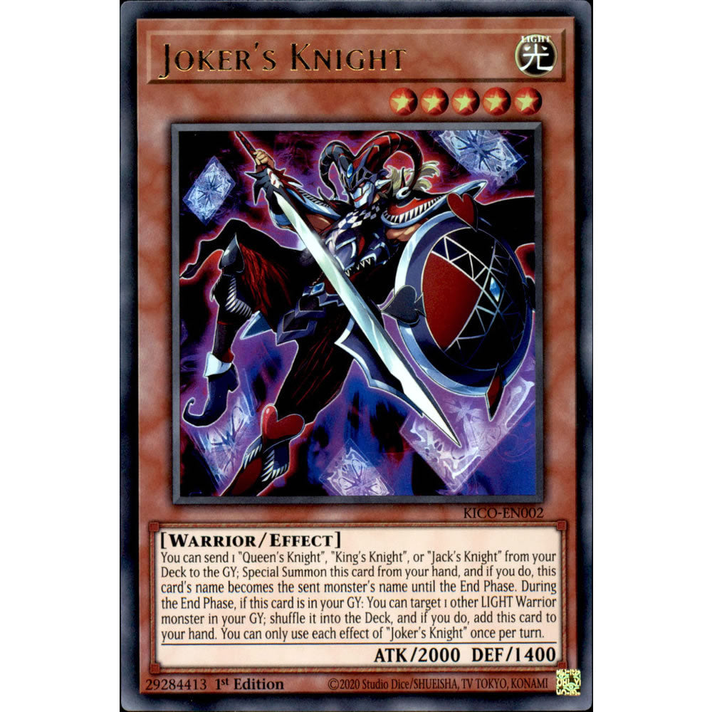 Joker's Knight KICO-EN002 Yu-Gi-Oh! Card from the King's Court Set