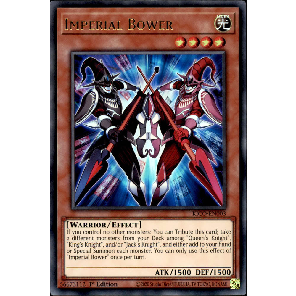 Imperial Bower KICO-EN003 Yu-Gi-Oh! Card from the King's Court Set