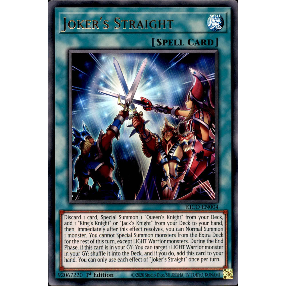 Joker's Straight KICO-EN004 Yu-Gi-Oh! Card from the King's Court Set