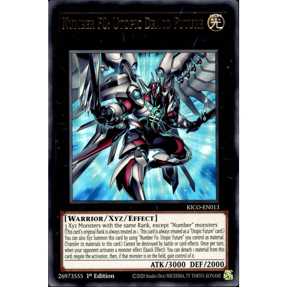 Number F0: Utopic Draco Future KICO-EN013 Yu-Gi-Oh! Card from the King's Court Set