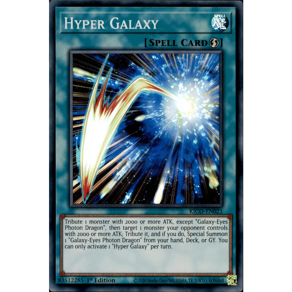 Hyper Galaxy KICO-EN021 Yu-Gi-Oh! Card from the King's Court Set