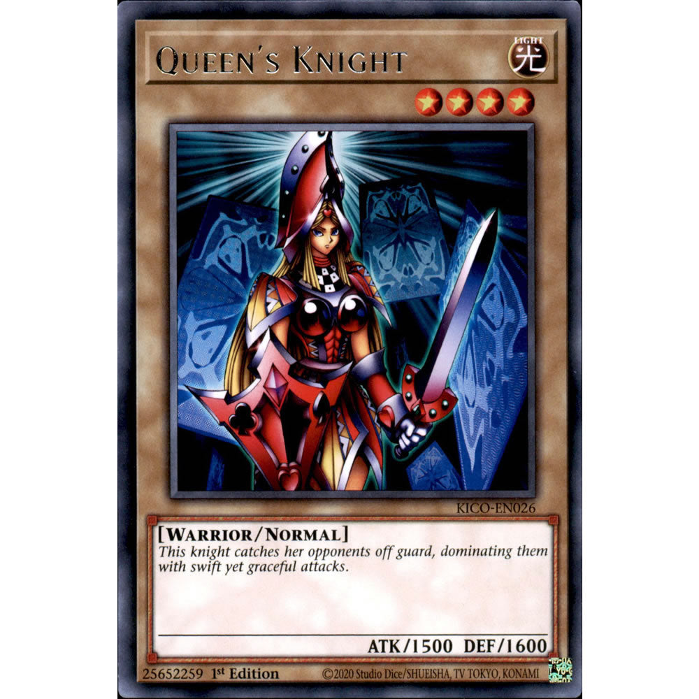 Queen's Knight KICO-EN026 Yu-Gi-Oh! Card from the King's Court Set