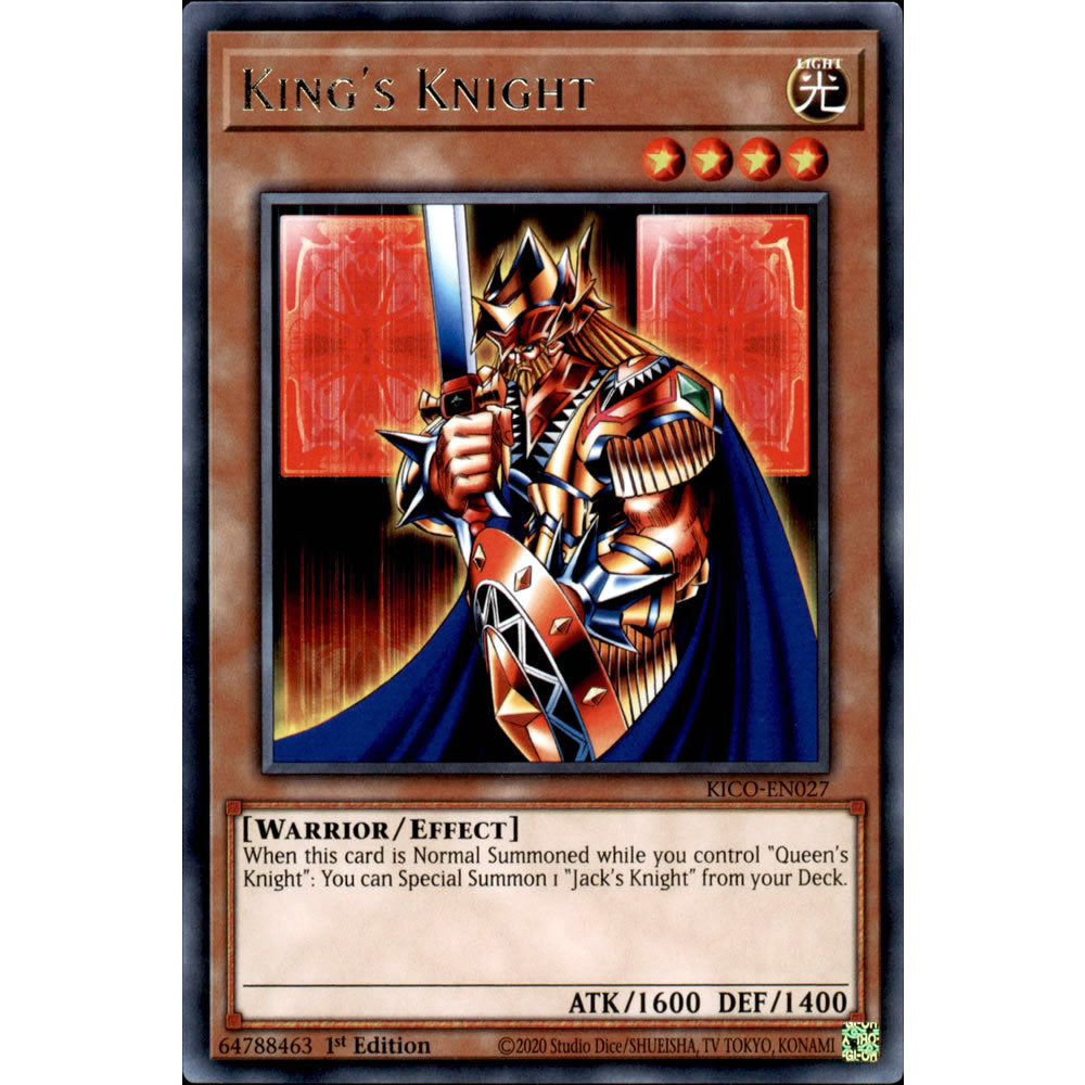 King's Knight KICO-EN027 Yu-Gi-Oh! Card from the King's Court Set