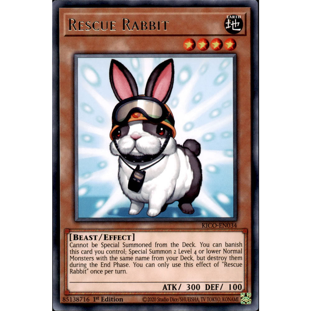 Rescue Rabbit KICO-EN034 Yu-Gi-Oh! Card from the King's Court Set