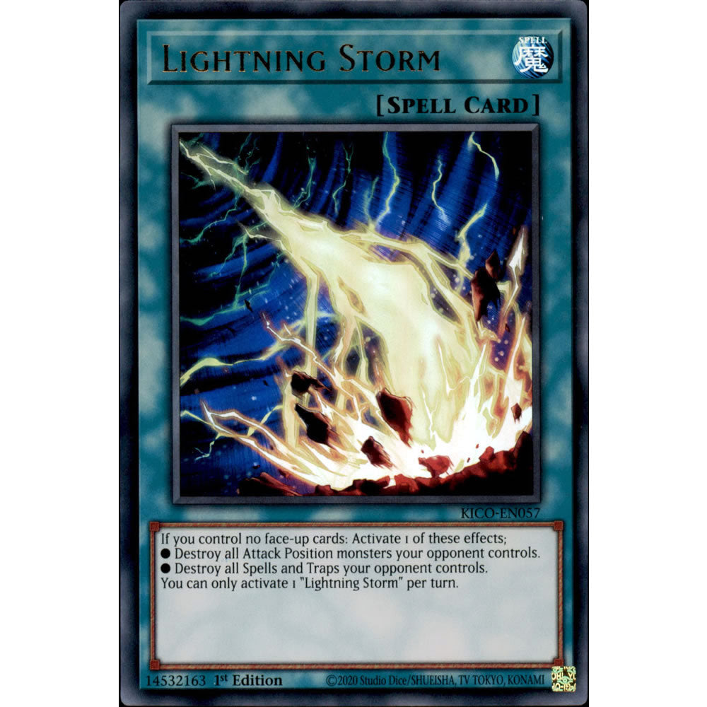 Lightning Storm KICO-EN057 Yu-Gi-Oh! Card from the King's Court Set