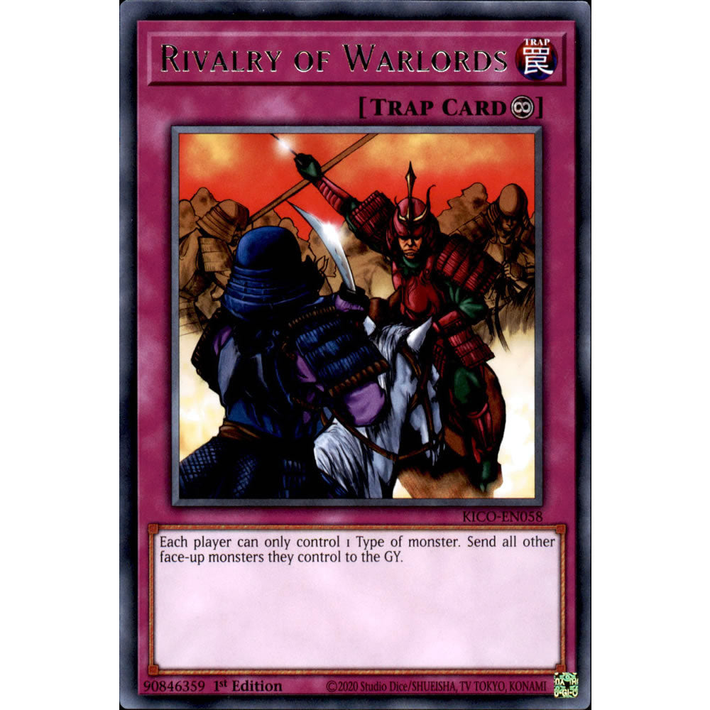 Rivalry of Warlords KICO-EN058 Yu-Gi-Oh! Card from the King's Court Set