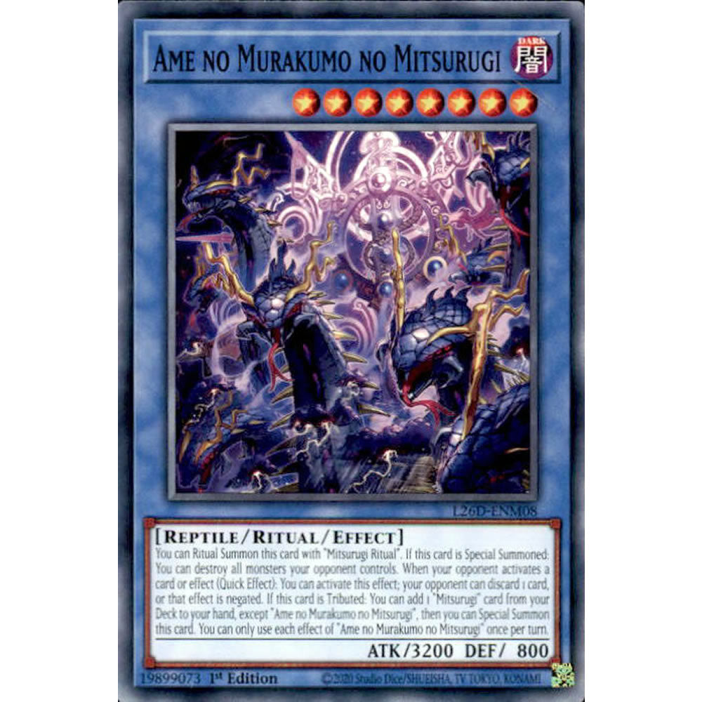 Ame no Murakumo no Mitsurugi L26D-ENM08 Yu-Gi-Oh! Card from the Legendary Modern Decks 2026 Set