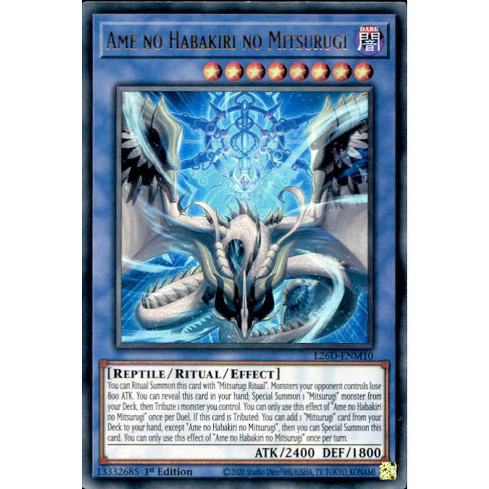 Ame no Habakiri no Mitsurugi L26D-ENM10 Yu-Gi-Oh! Card from the Legendary Modern Decks 2026 Set