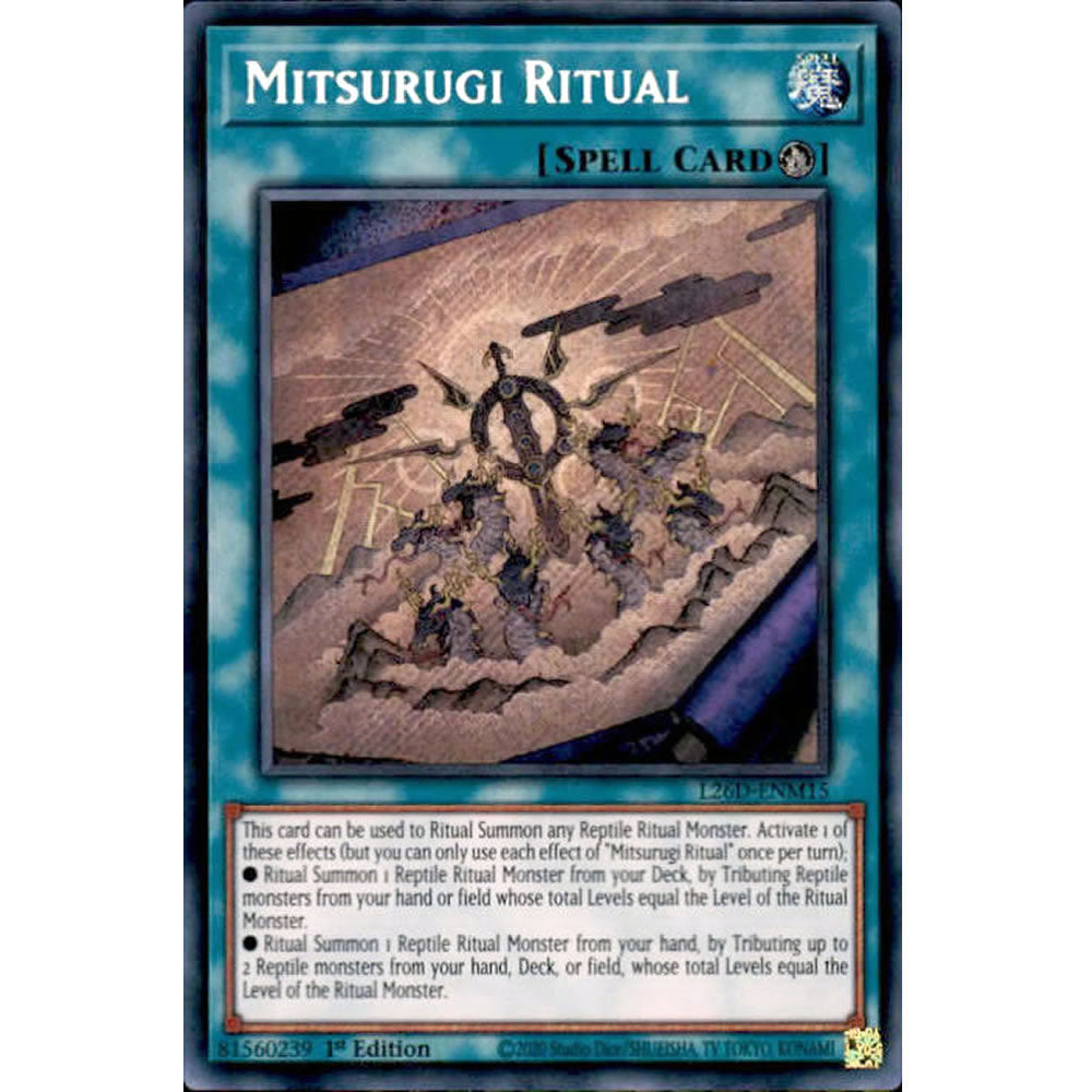 Mitsurugi Ritual L26D-ENM15 Yu-Gi-Oh! Card from the Legendary Modern Decks 2026 Set