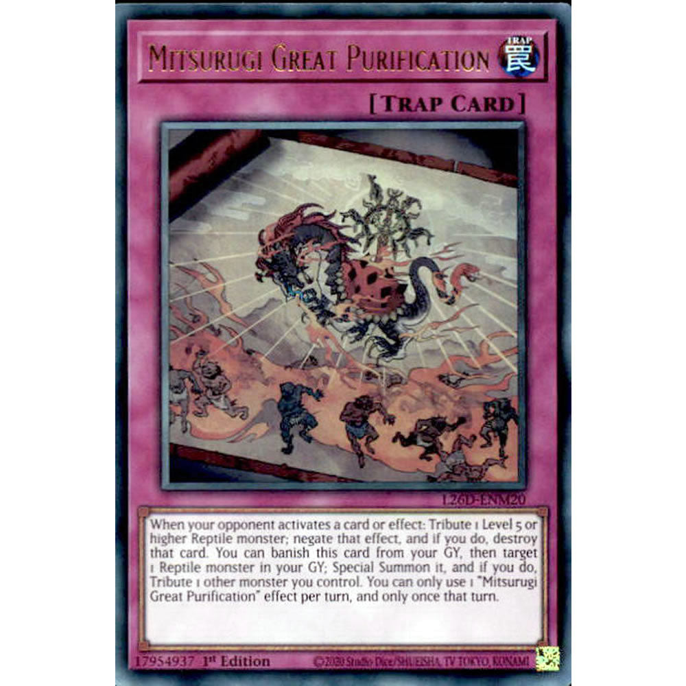 Mitsurugi Great Purification L26D-ENM20 Yu-Gi-Oh! Card from the Legendary Modern Decks 2026 Set