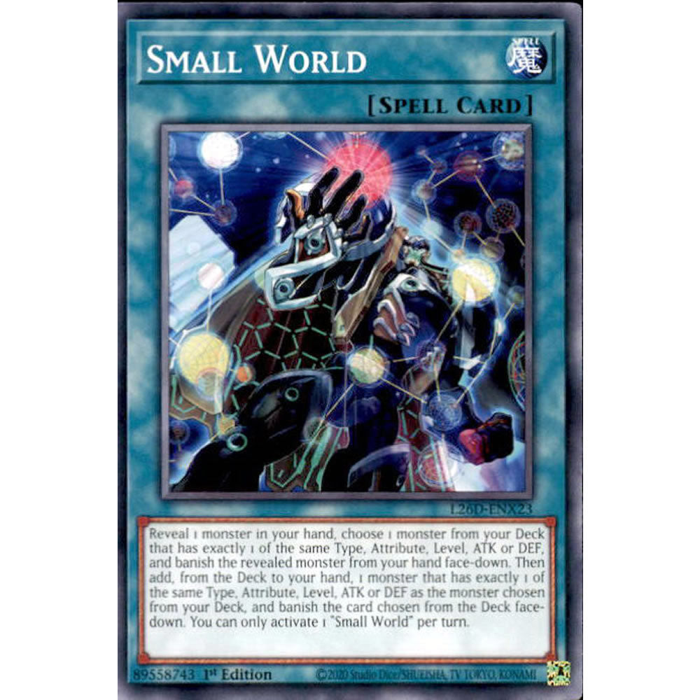 Small World L26D-ENX23 Yu-Gi-Oh! Card from the Legendary Modern Decks 2026 Set