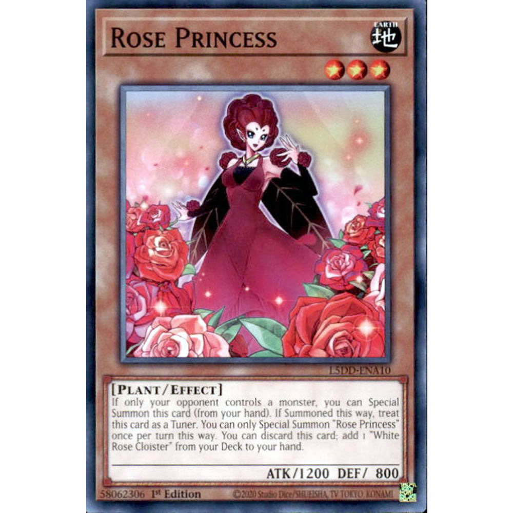 Rose Princess L5DD-ENA10 Yu-Gi-Oh! Card from the Legendary 5D's Decks Set