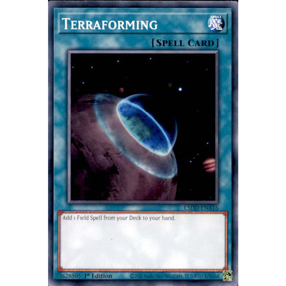Terraforming L5DD-ENA16 Yu-Gi-Oh! Card from the Legendary 5D's Decks Set