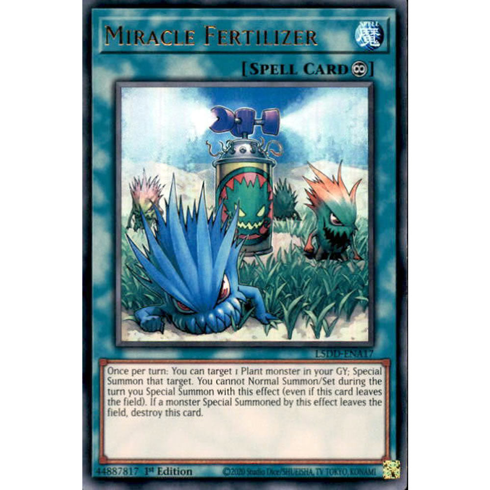Miracle Fertilizer L5DD-ENA17 Yu-Gi-Oh! Card from the Legendary 5D's Decks Set