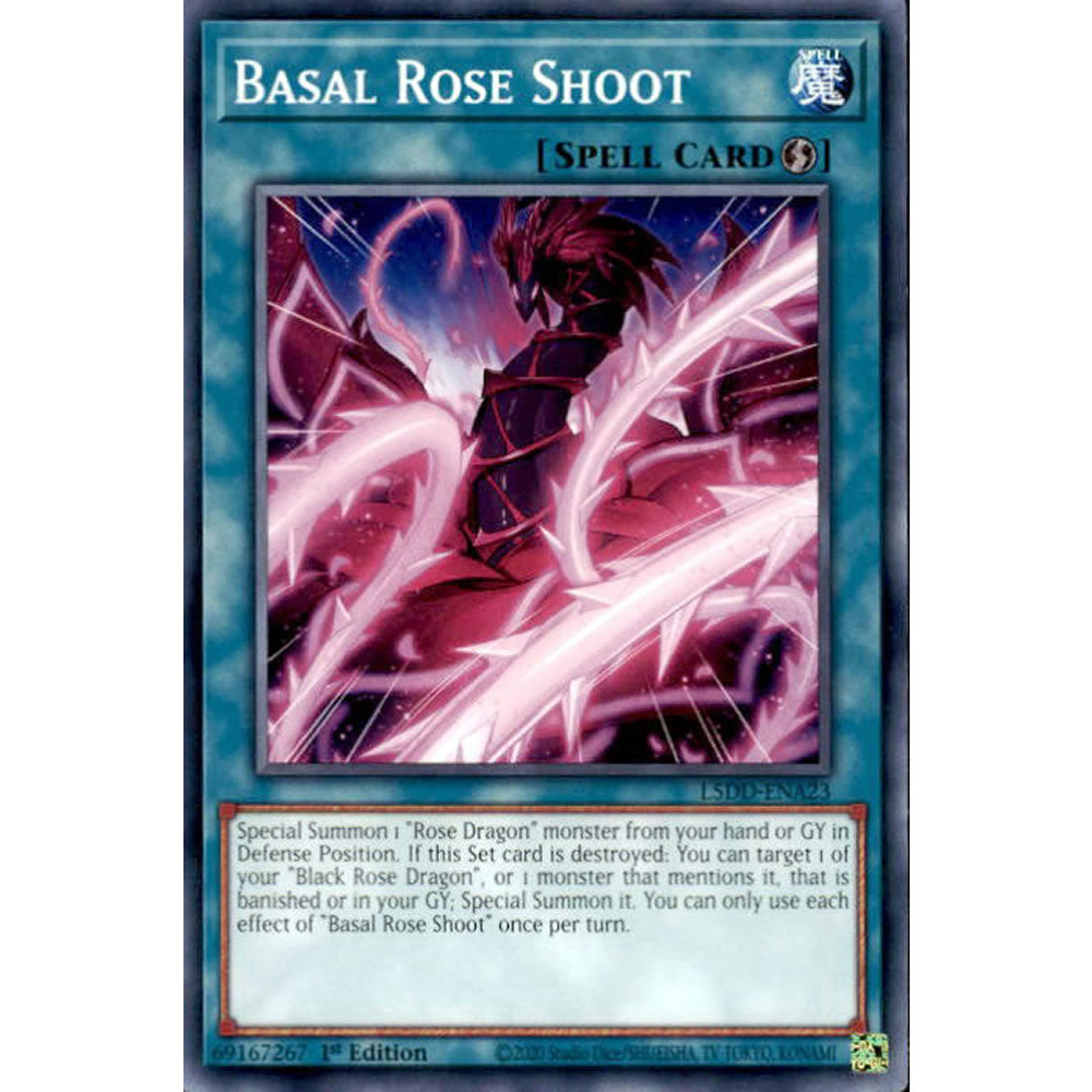 Basal Rose Shoot L5DD-ENA23 Yu-Gi-Oh! Card from the Legendary 5D's Decks Set