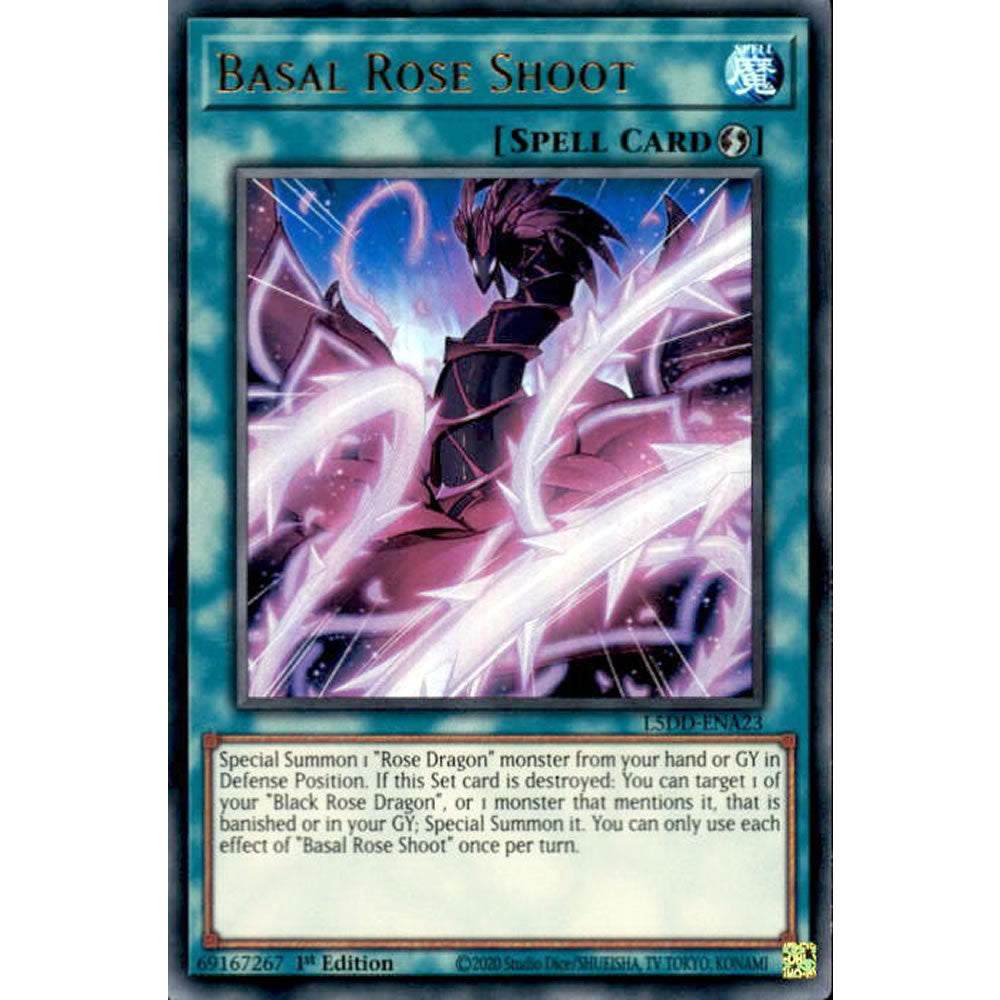 Basal Rose Shoot L5DD-ENA23 Yu-Gi-Oh! Card from the Legendary 5D's Decks Set