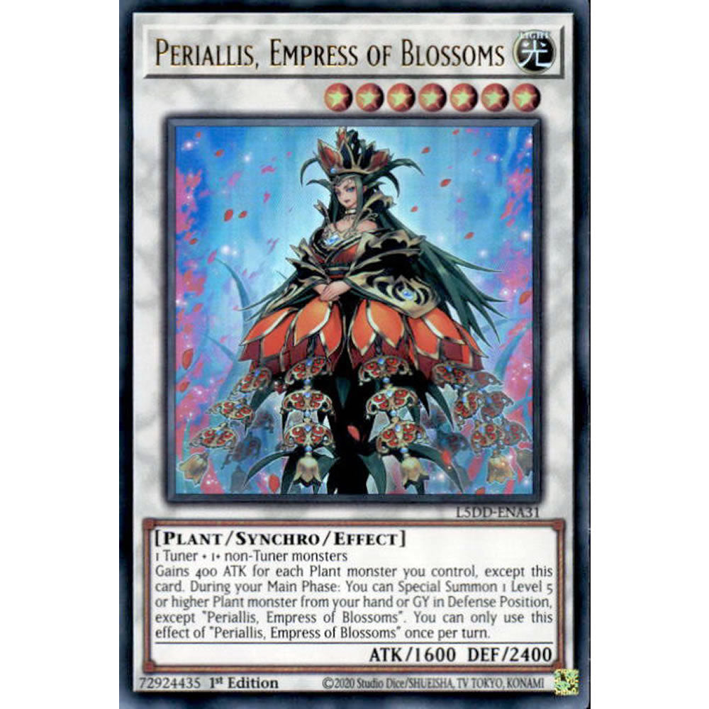 Periallis, Empress of Blossoms L5DD-ENA31 Yu-Gi-Oh! Card from the Legendary 5D's Decks Set