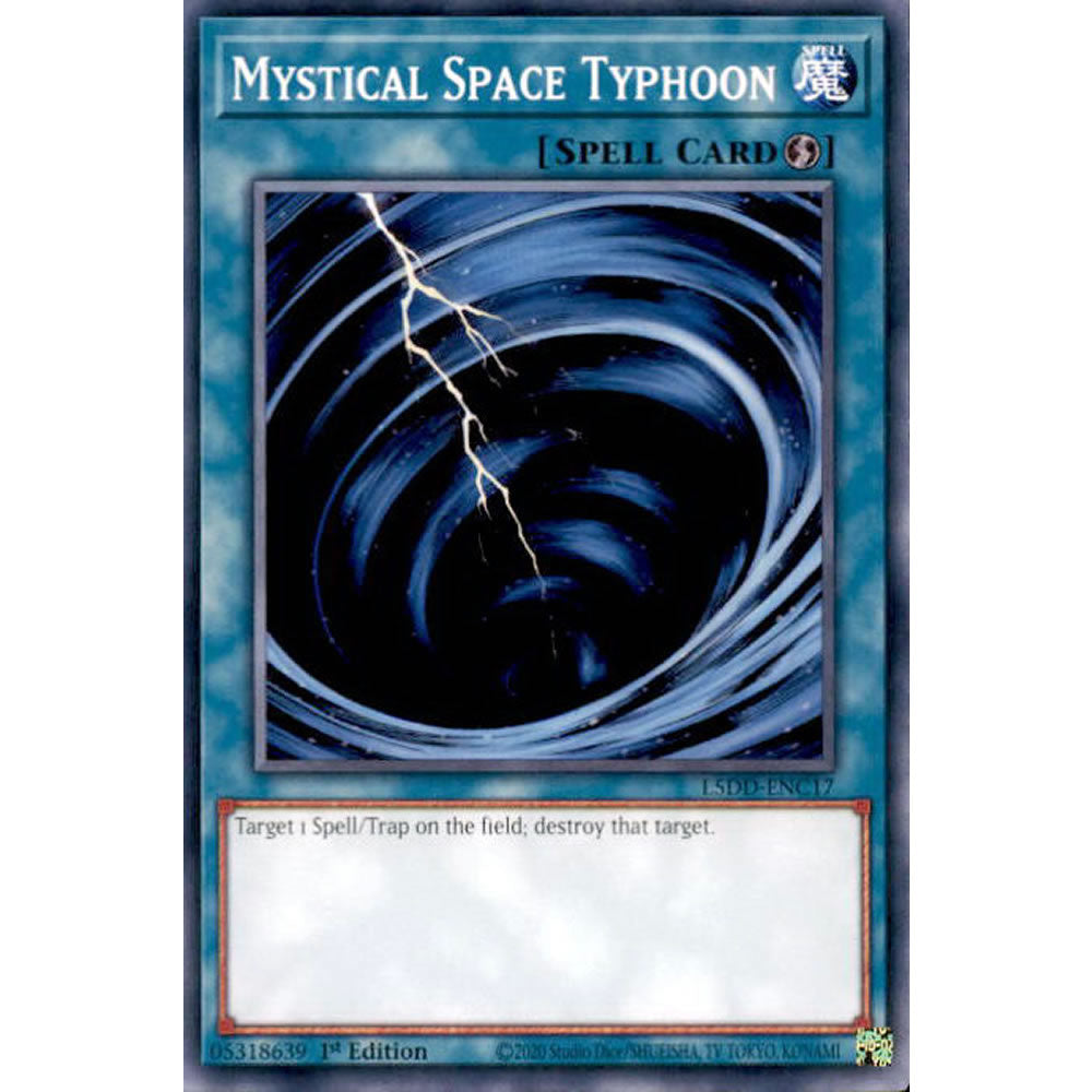 Mystical Space Typhoon L5DD-ENC17 Yu-Gi-Oh! Card from the Legendary 5D's Decks Set