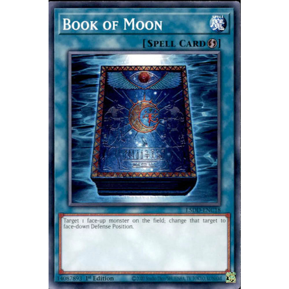 Book of Moon L5DD-ENC18 Yu-Gi-Oh! Card from the Legendary 5D's Decks Set