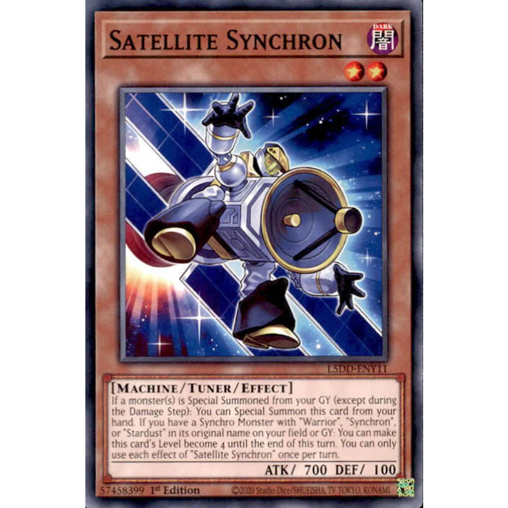 Satellite Synchron L5DD-ENY11 Yu-Gi-Oh! Card from the Legendary 5D's Decks Set