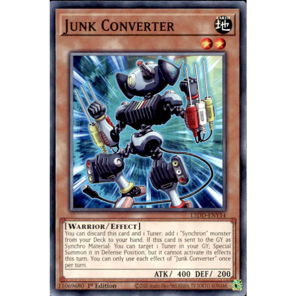 Junk Converter L5DD-ENY14 Yu-Gi-Oh! Card from the Legendary 5D's Decks Set