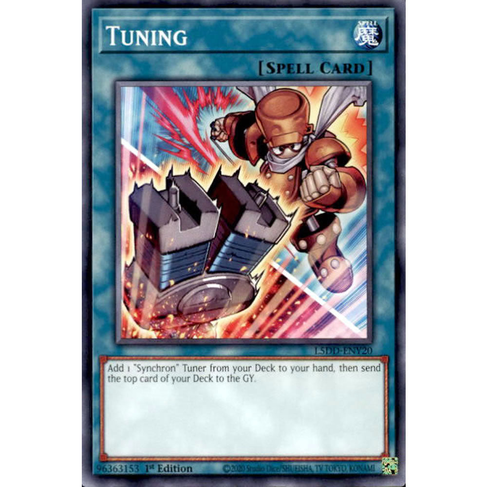 Tuning (alternate artwork) L5DD-ENY20 Yu-Gi-Oh! Card from the Legendary 5D's Decks Set