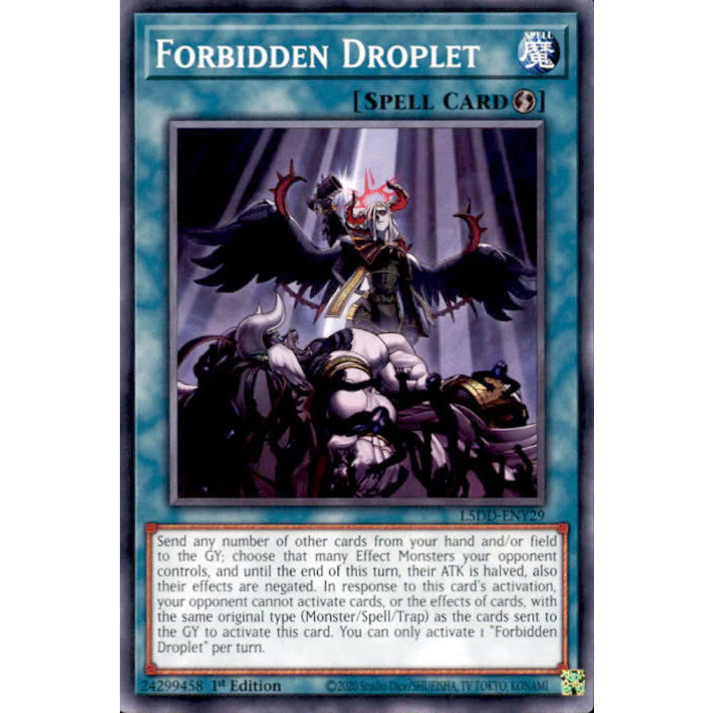 Forbidden Droplet L5DD-ENY29 Yu-Gi-Oh! Card from the Legendary 5D's Decks Set