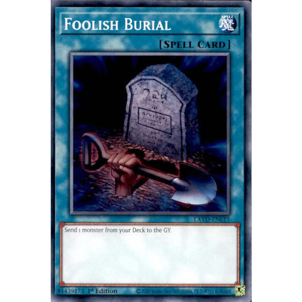 Foolish Burial LAVD-ENL15 Yu-Gi-Oh! Card from the Legendary Arc-V Decks Set