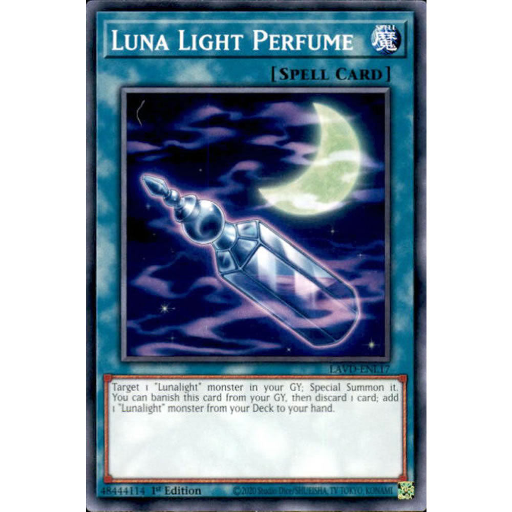 Luna Light Perfume LAVD-ENL17 Yu-Gi-Oh! Card from the Legendary Arc-V Decks Set